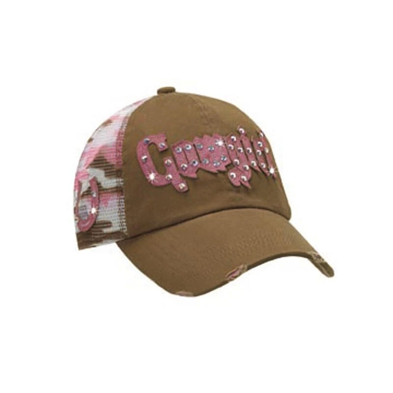 Baseball Cap Cowgirl Braun/pink 3 Baseball Cap Cowgirl Braun/pink