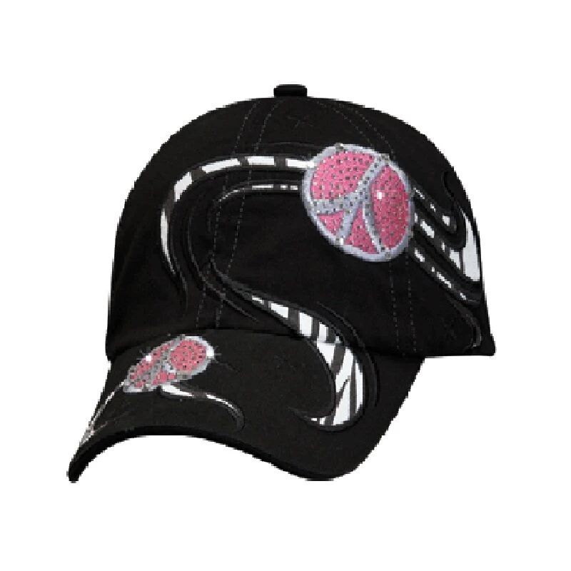 Basecap Funkelnd Peace 3 Basecap Funkelnd Peace