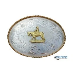 Buckle Von Montana Silversmiths Westernreiter Oval