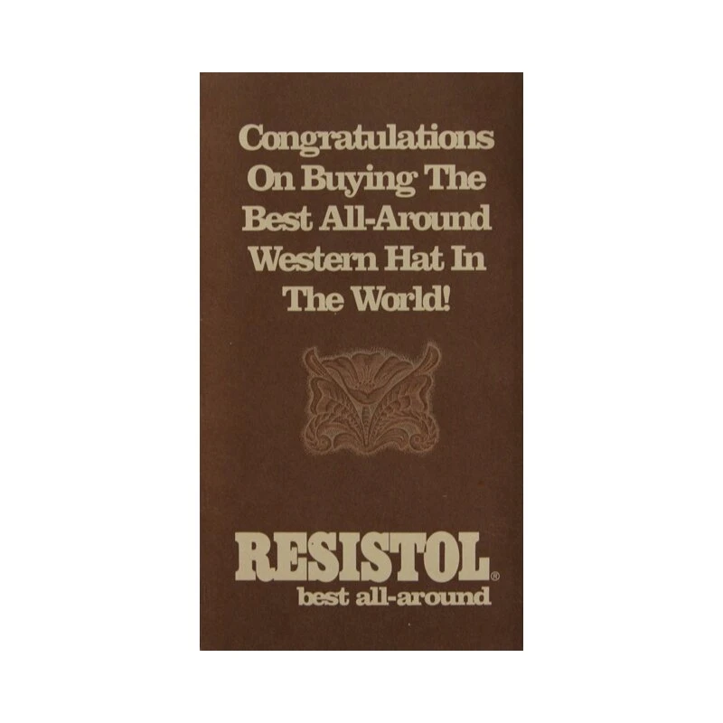 Cowboy Hut Resistol 3 X Best All Around Western Hat 6 Cowboy Hut Resistol 3 X Best All Around Western Hat - Image 4