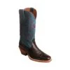 Twisted X Women's Hooey Boot Coffee/blue -Super Equestrian Supplies cowboystiefel fuer damen von twisted x coffee blue