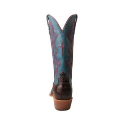 Twisted X Women's Hooey Boot Coffee/blue -Super Equestrian Supplies cowboystiefel fuer damen von twisted x coffee blue3