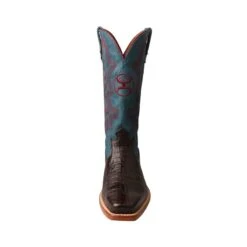 Twisted X Women's Hooey Boot Coffee/blue -Super Equestrian Supplies cowboystiefel fuer damen von twisted x coffee blue4