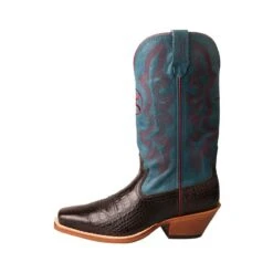 Twisted X Women's Hooey Boot Coffee/blue -Super Equestrian Supplies cowboystiefel fuer damen von twisted x coffee blue5