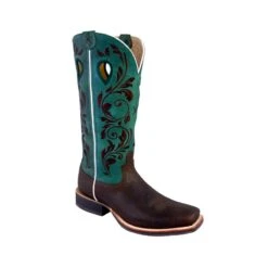 Cowboystiefel Twisted X Women's Ruff Stock Türkis