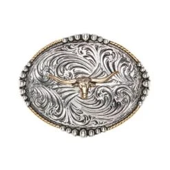 Buckle Longhorn Oval