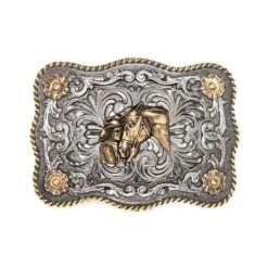 Buckle Pferdekopf Mit Cowboy Rechteck