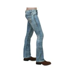 Super Equestrian Supplies 24 Jeans Rose Royce Celine Hellblau