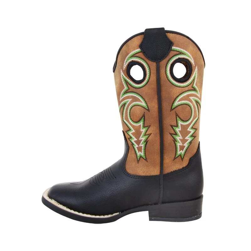 Cowboystiefel Schwarz Für Kinder Gr. 30 Bis 35 5 Cowboystiefel Schwarz Für Kinder Gr. 30 Bis 35 - Image 3