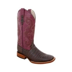 Leaguers Herren Westernboots Caiman Print
