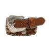Gürtel Kuhfell Mit Points Und Texasstern -Super Equestrian Supplies lederguertel mit echtem kuhfell nieten und texasstern