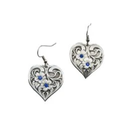 Montana Silversmiths Ohrringe Herz Blume