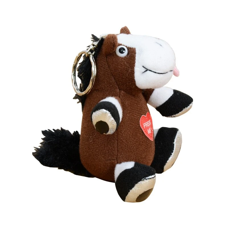 Schlüsselanhänger Plüschpferd Mit Sound 4 Schlüsselanhänger Plüschpferd Mit Sound - Image 2