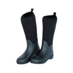 Damen Stallstiefel Neopren Schwarz