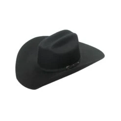 Twister Cowboyhut Filzhut Schwarz