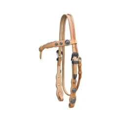 Kopfstück Aus Harnessleder Mit Conchas