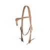 Kopfstück Harnessleder Knotenstirnband -Super Equestrian Supplies westerntrense mit knotenstirnband aus harnessleder