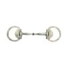 Lacer D-Ring Snaffle Bit Mit Verzierung -Super Equestrian Supplies westerntrense wassertrense snaffle lacer d ring snaffle bit mit verzierung gebiss