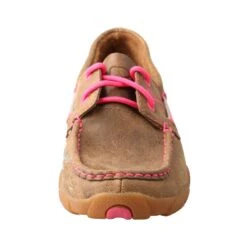 Women´s Driving Mocs Neon Pink -Super Equestrian Supplies womens driving mocs neon pink4